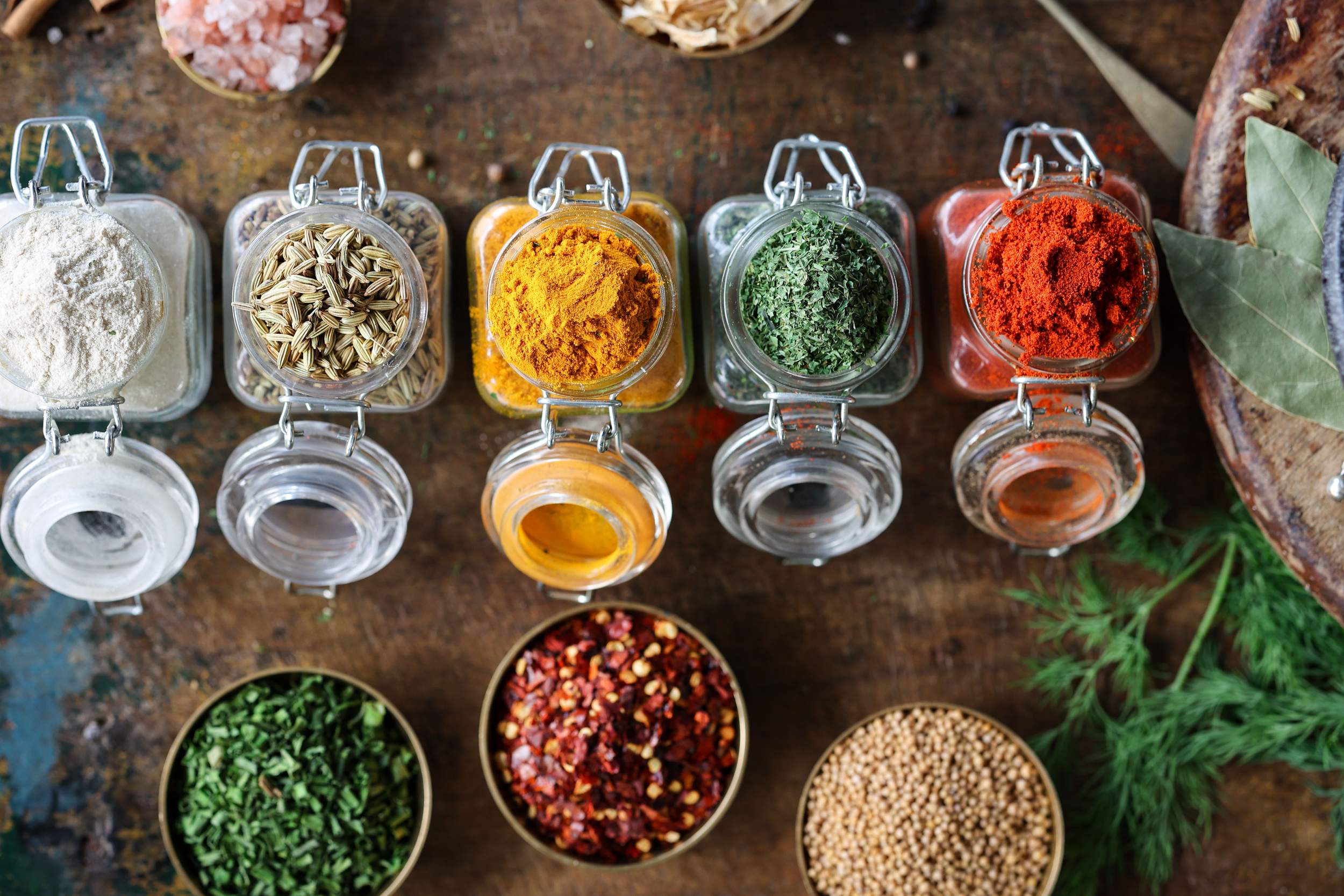 Spices and Herbs:
